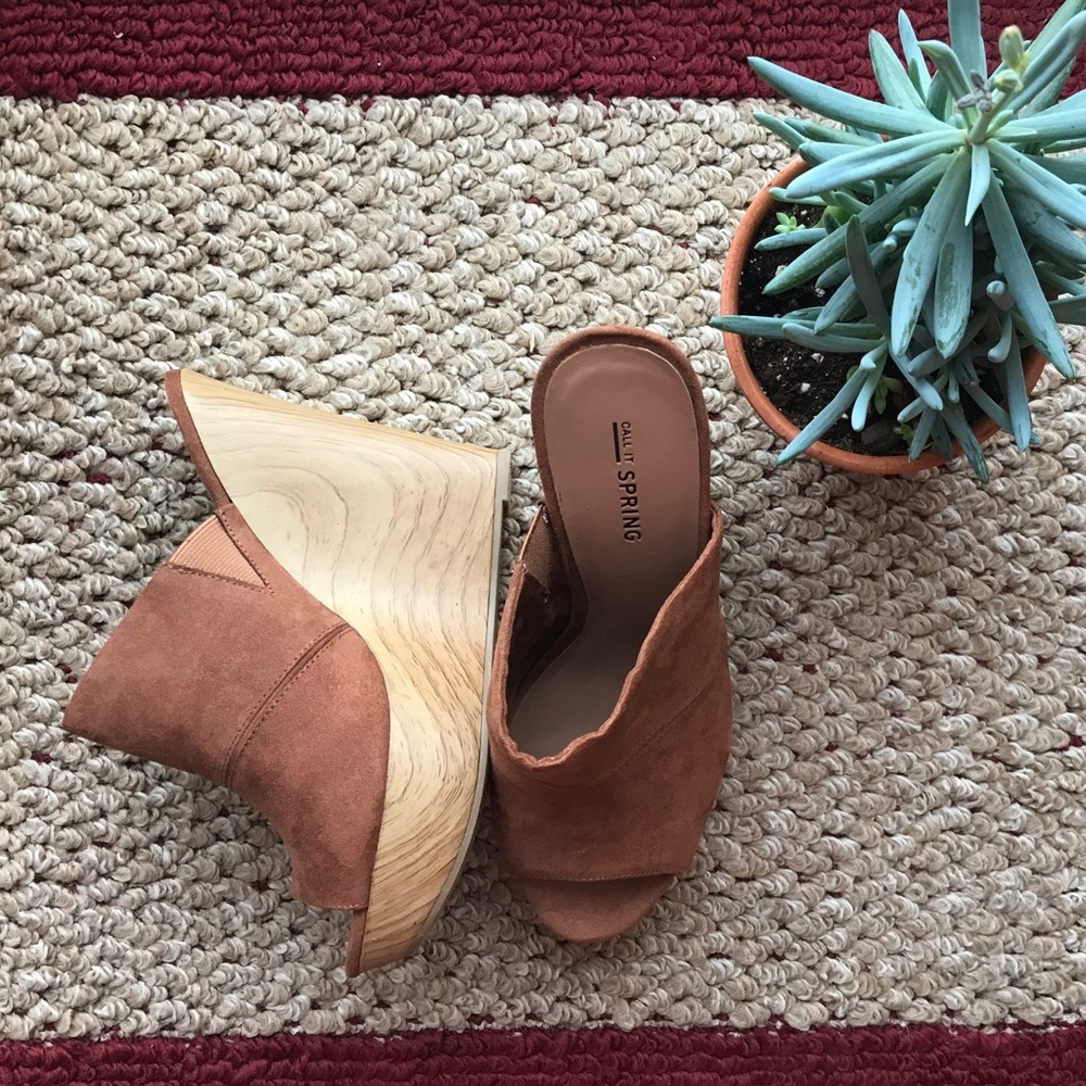 Call it Spring Wedge Sandals