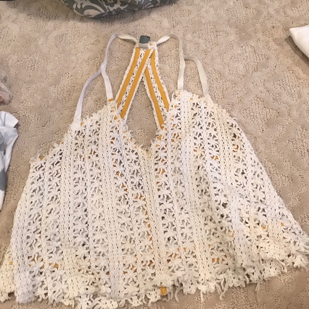 White free people top