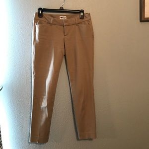 Khaki pixie pants