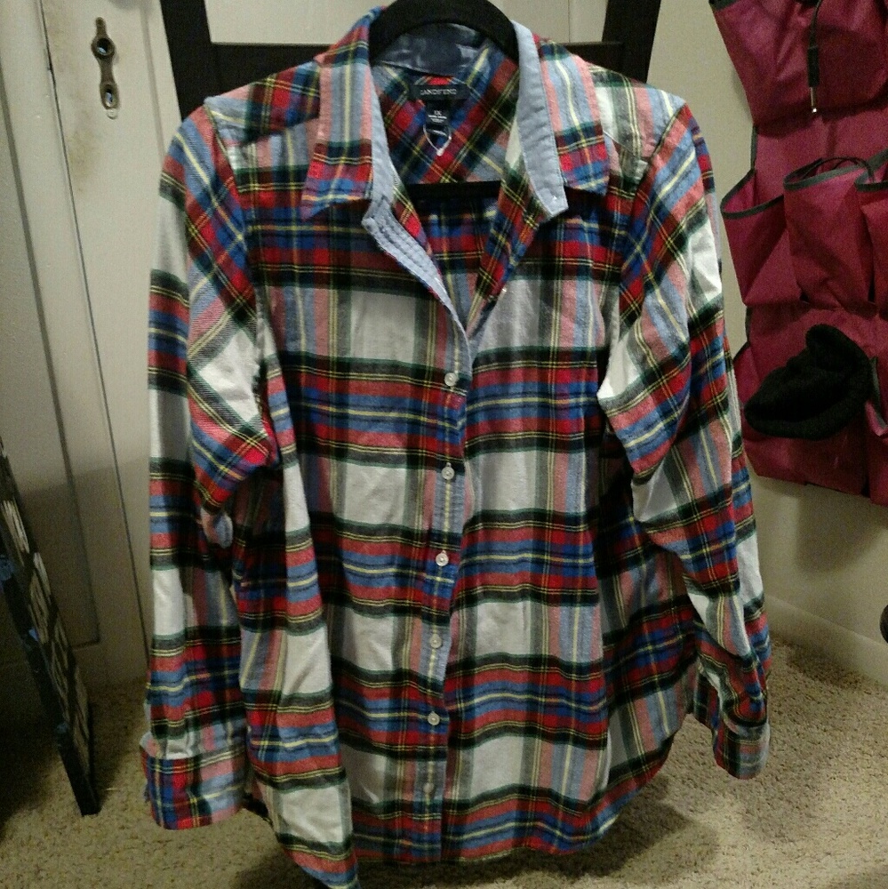 Plaid Flannel Shirt by Lands' End