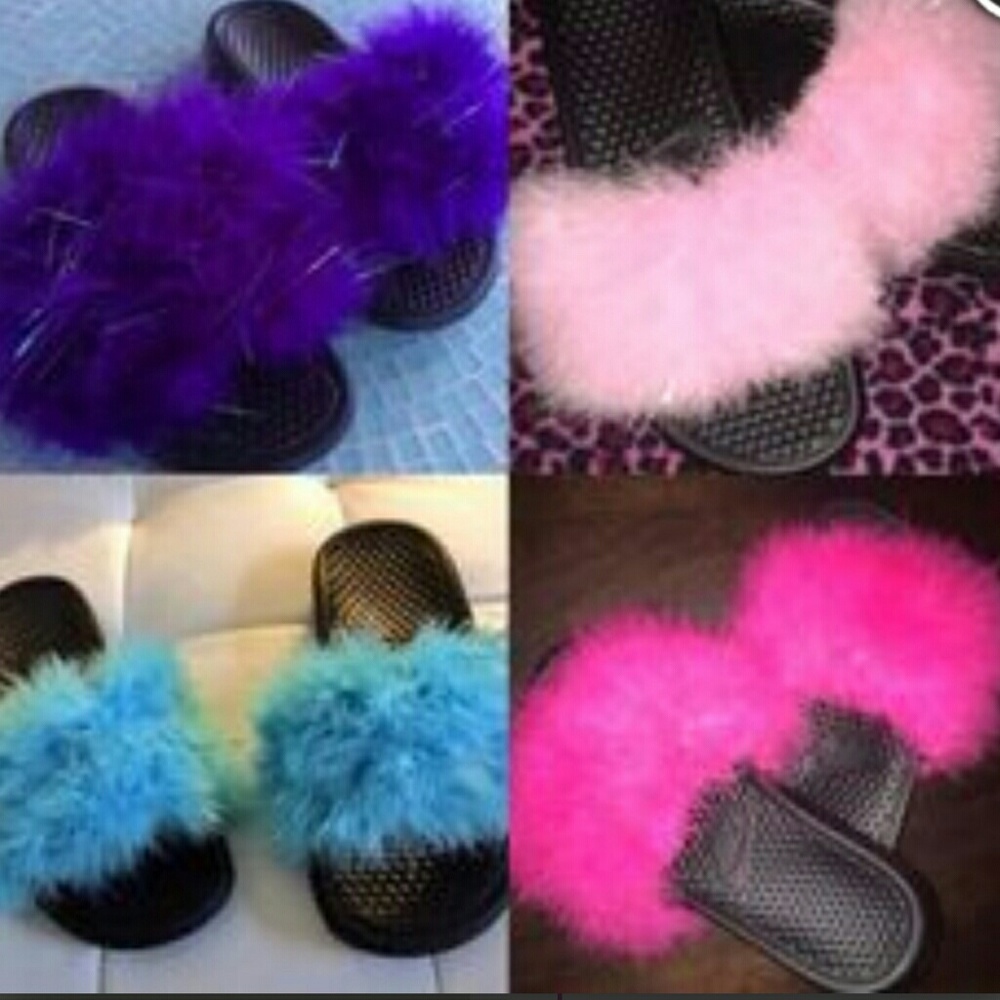 Fur Niki Slides - Picture 2 of 4