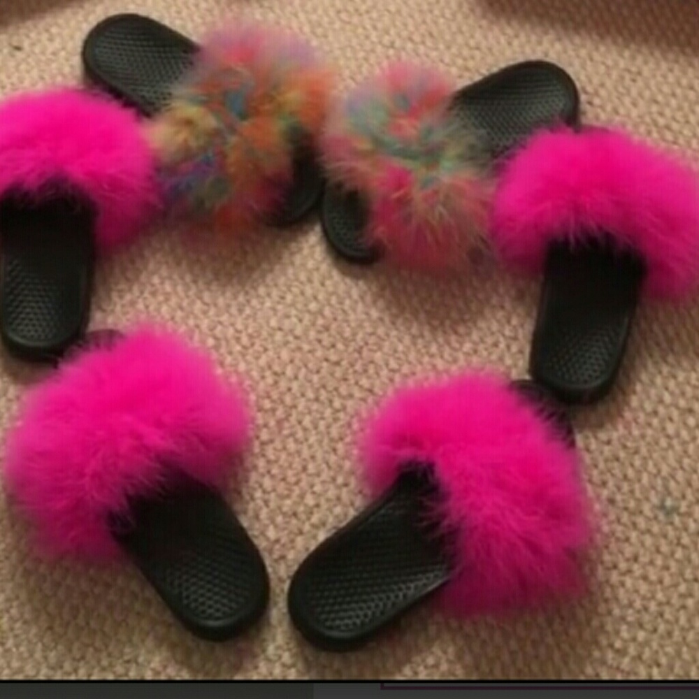 Fur Niki Slides - Picture 4 of 4