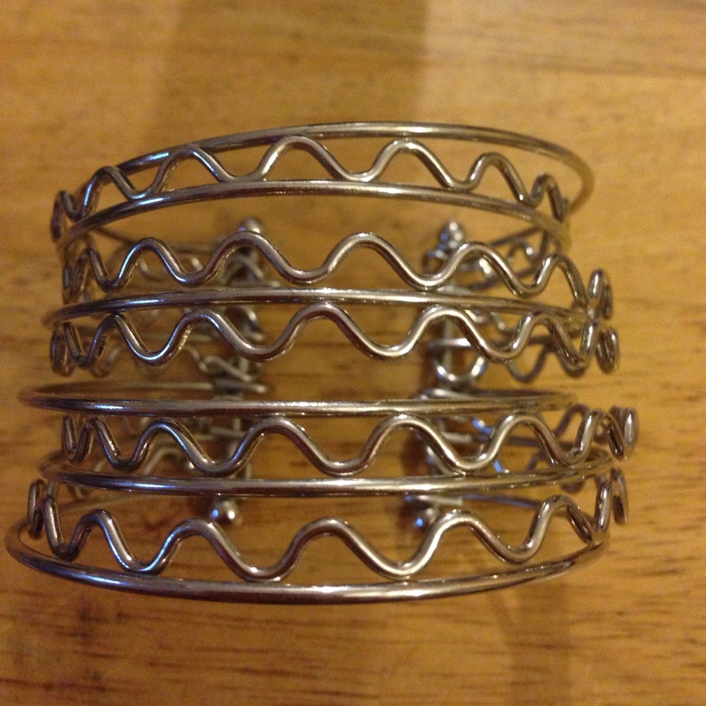 Silver plated cuff