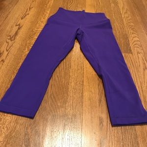 Lululemon cropped high waisted pants