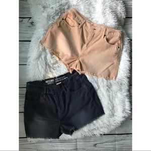 Bundle of 2 Pairs of Mossimo High Waisted Shorts