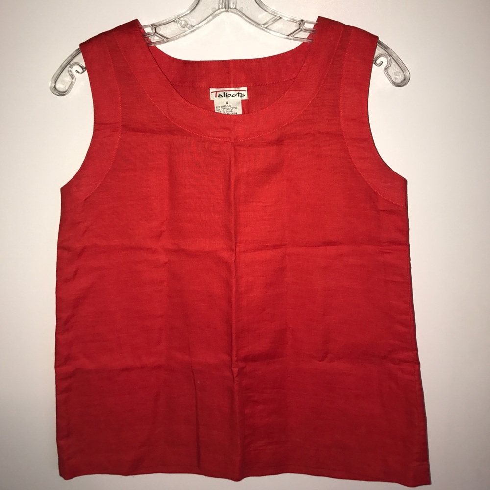 Talbots Linen Cotton Blend Shirt