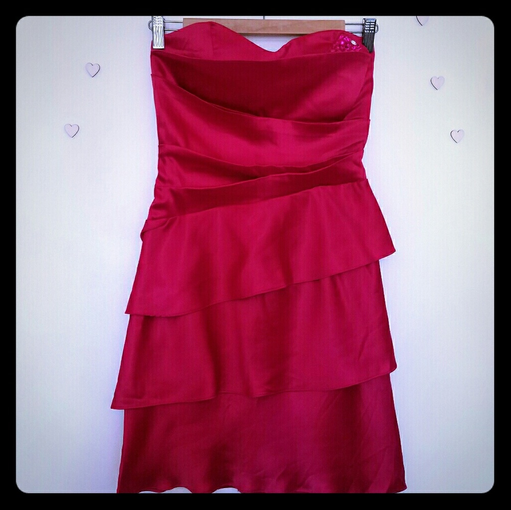 Fushia party dress XS