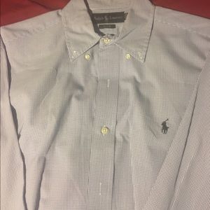 Polo size Medium men's dress shirt.