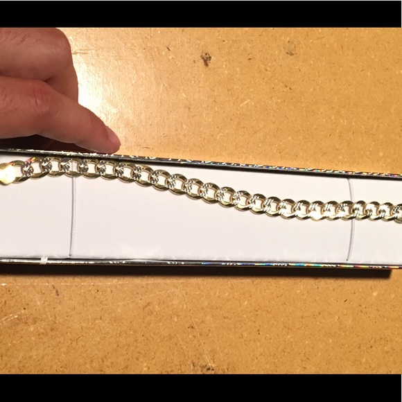 Gold Plated Silver Bracelet - Picture 2 of 2