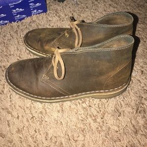 Clark's women's desert boot- beeswax leather