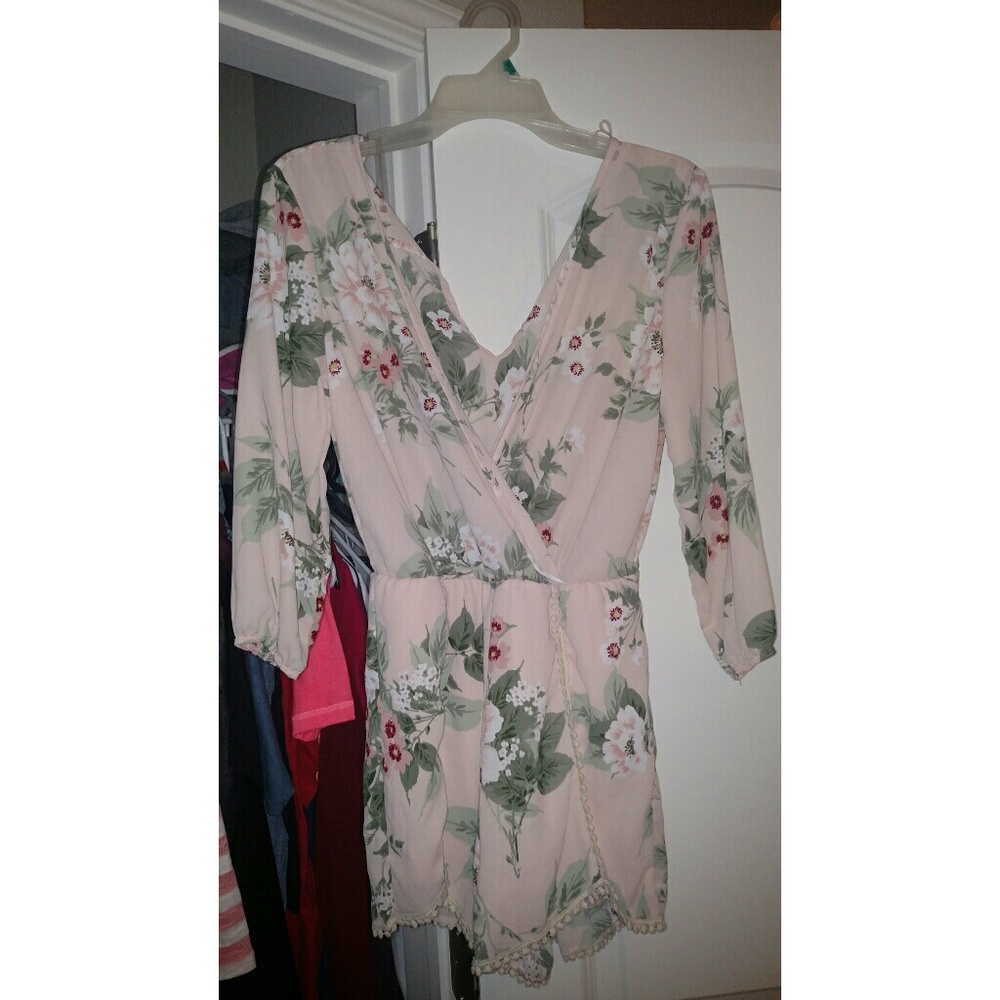 Charlotte Russe floral romper