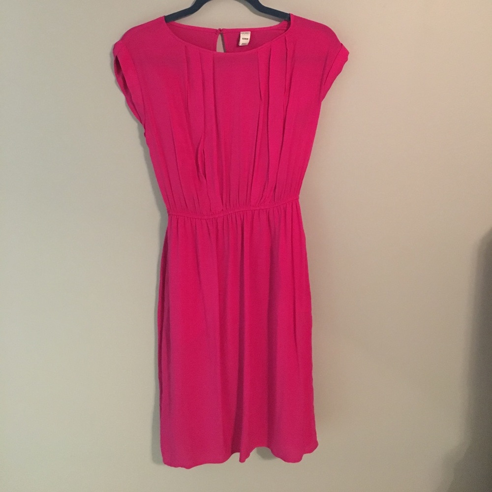 Pink Pleated Dress