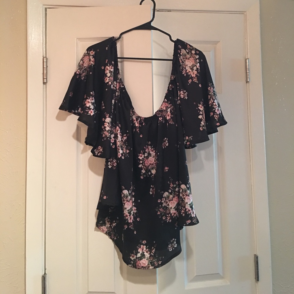 Impressions "Kiss Me Sweetly" Cold Shoulder Top