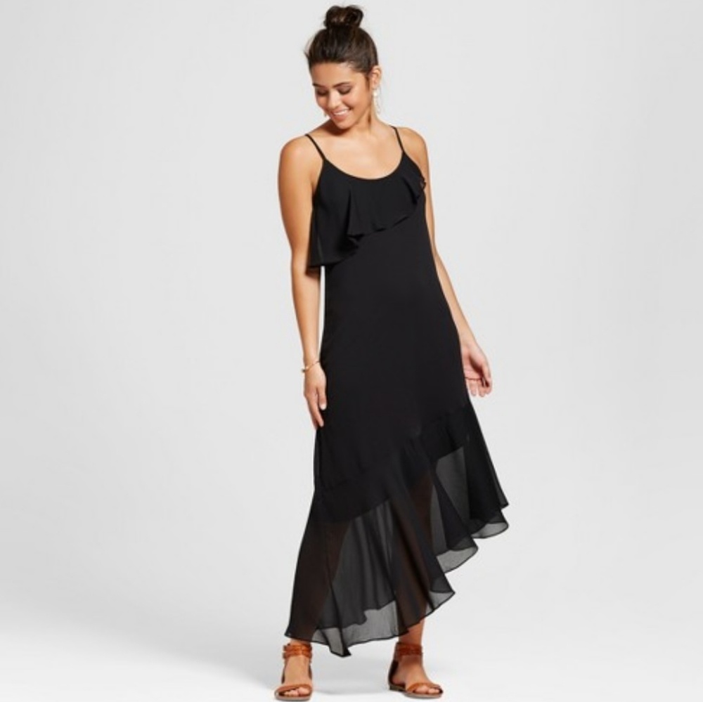 NWOT Xhilaration Asymmetrical Little Black Dress