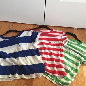 3 crop tops!