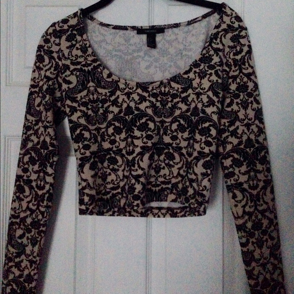 Forever 21 long-sleeve crop top