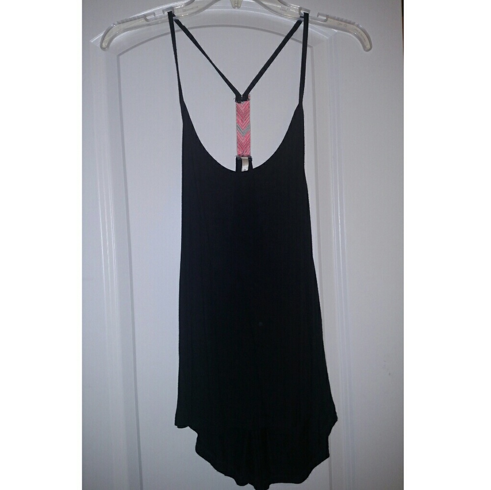 Black tank top
