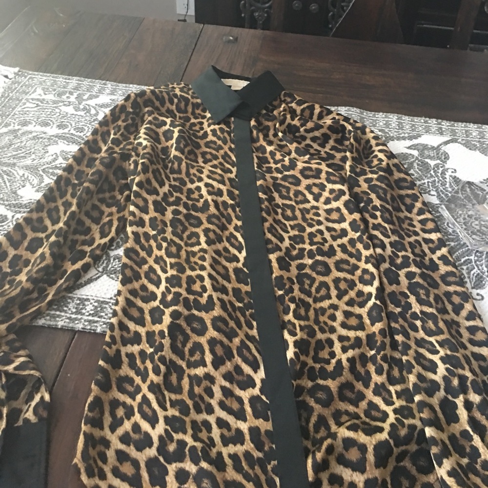 Leopard Michael Kors blouse