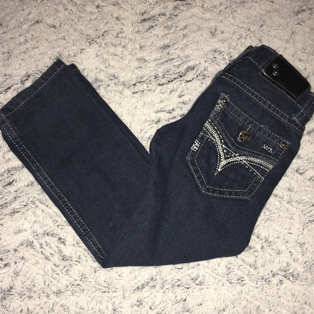 Boys Dark Denim Straight Leg