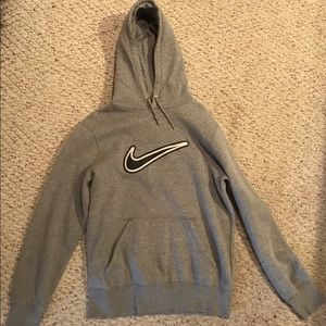 Gray Nike sweatshirt