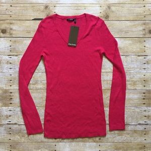 Daisy Fuentes long sleeve blouse, size large