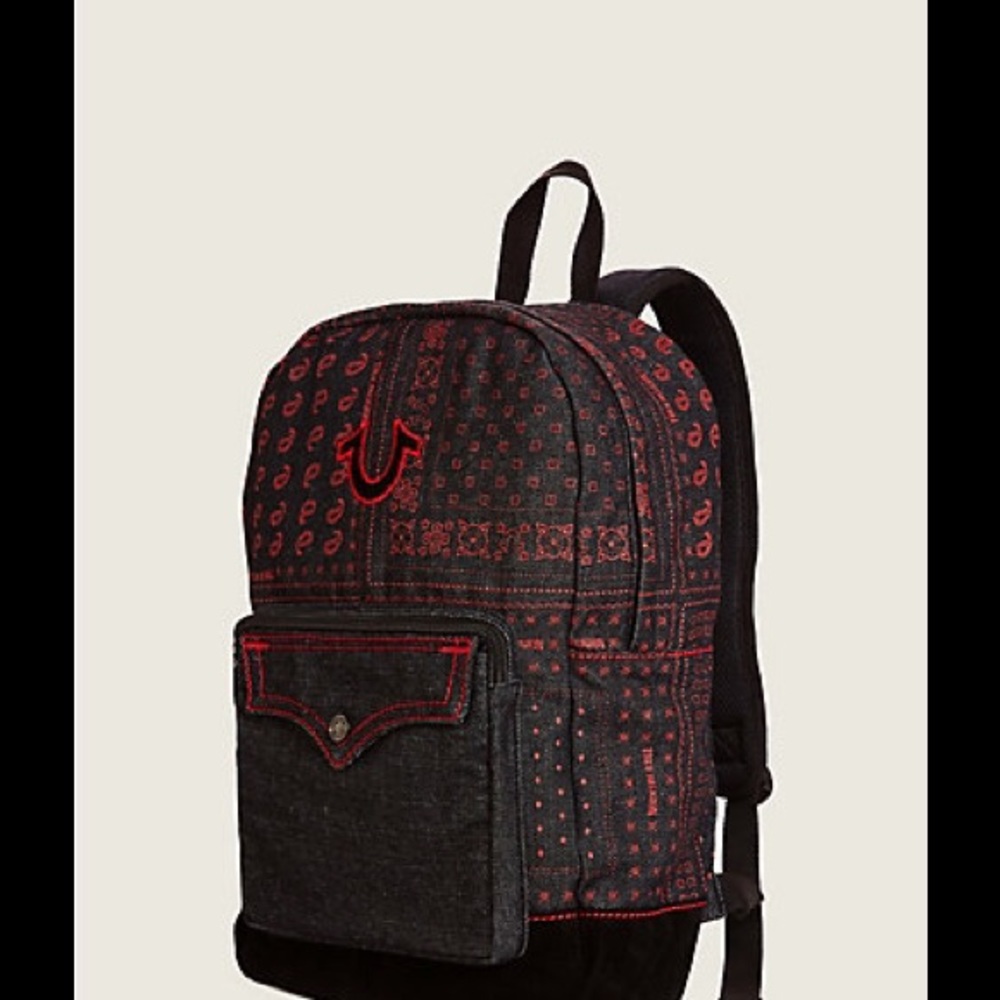 True Religion Bandana Print Backpack