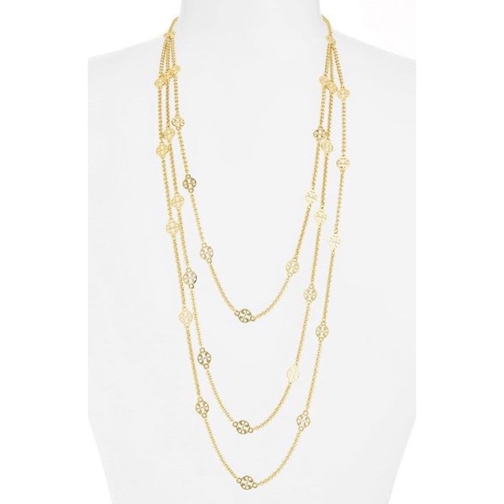 Tory Burch multi strand necklace