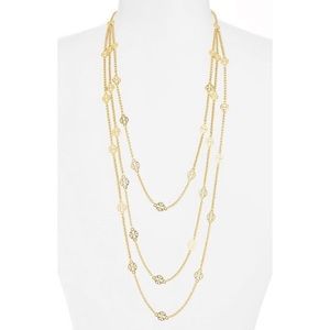 Tory Burch multi strand necklace