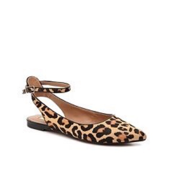 Cheetah Print Wedge Pump Flat - Picture 2 of 5