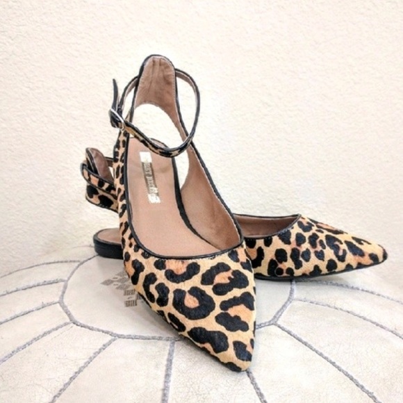 Cheetah Print Wedge Pump Flat - Picture 4 of 5