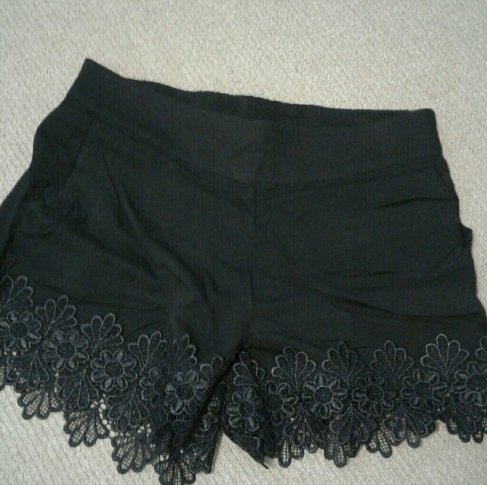 Dressy lace shorts