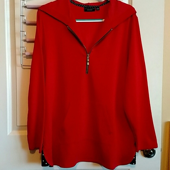Susan Graver Tops - Susan Graver Weekend Hooded Sweatshirt