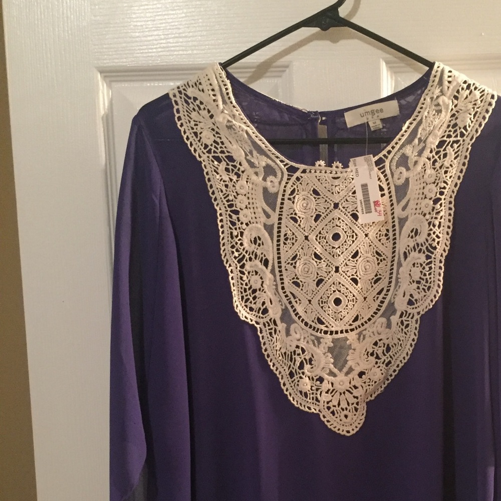 Purple top, new with tags