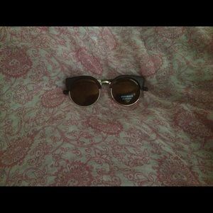 Steve Madden Round Clubmaster sunglasses
