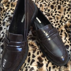 Zara Brown Penny Loafer in Size 10
