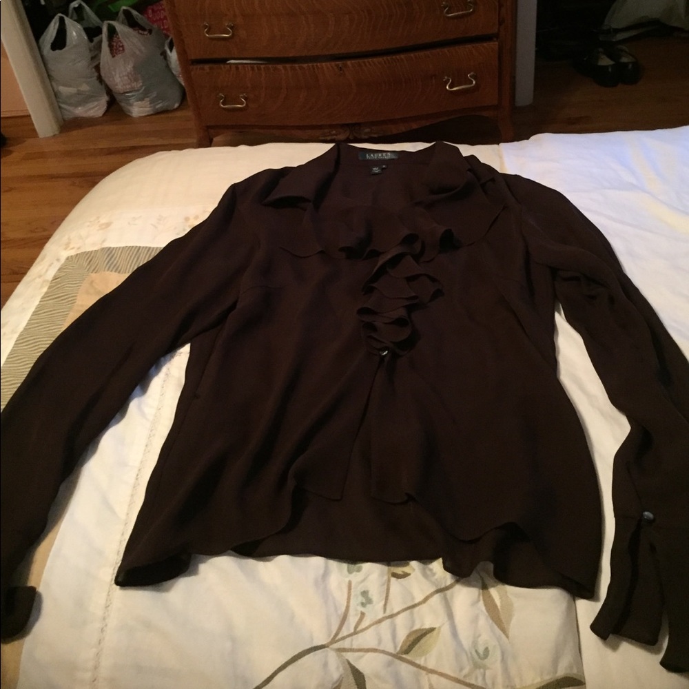 NTW Brown Ralph Lauren Blouse