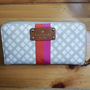 Kate Spade Classic Spade Neda Zip Around Wallet