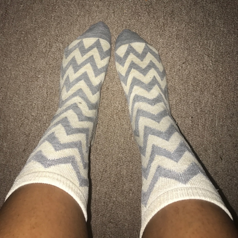 Steve Madden Chevron Socks