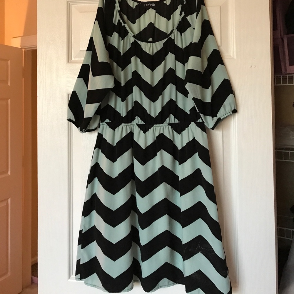Fabrik Chevron dress