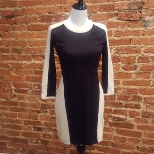 Silence + Noise Colorblock dress