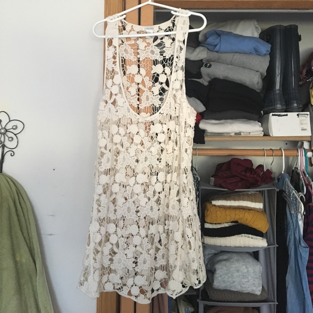 floral long tank top from forever 21!