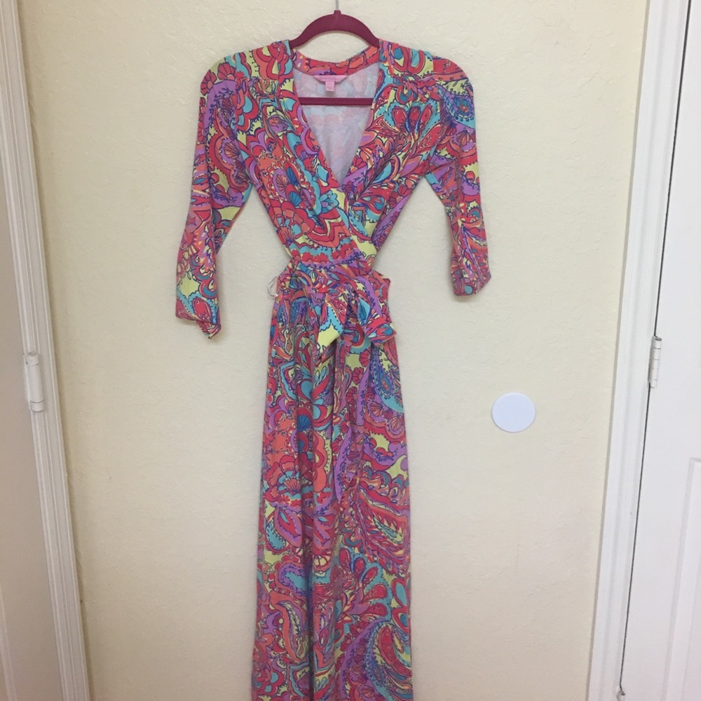 Lilly Pulitzer Wrap Dress - great condition!
