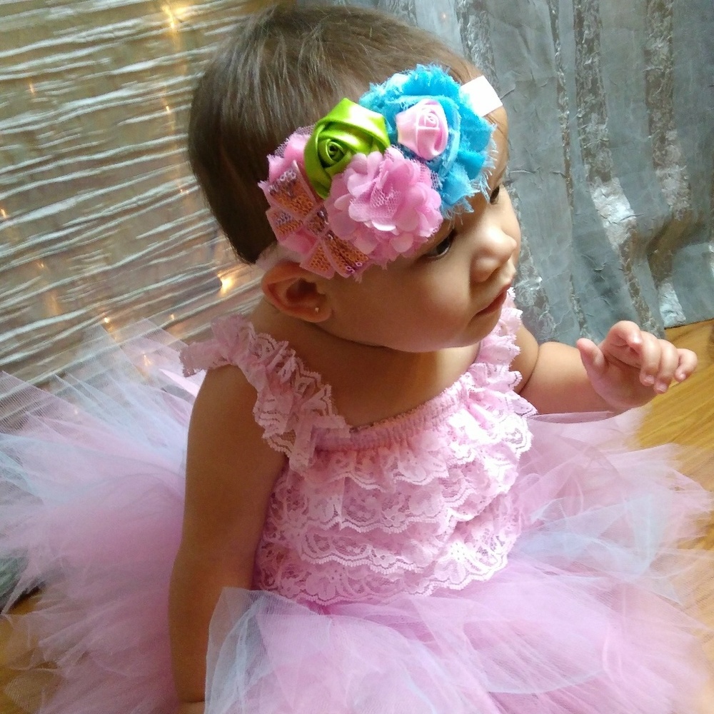 Hot & NEW Headband Romper & Tutu set