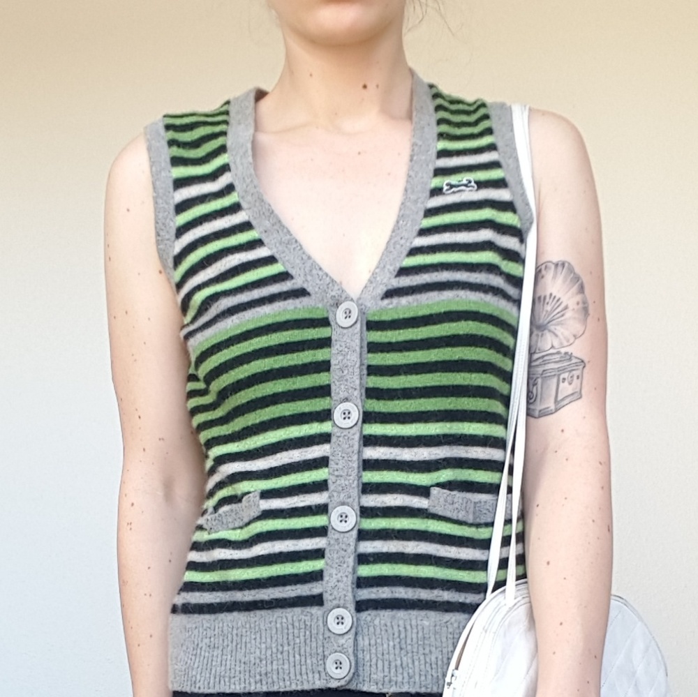 Vintage Le Tigre sweater vest