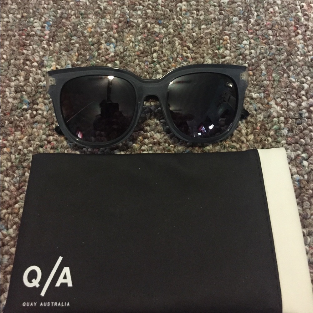 Quay Australia 'The Boys Club' Square Sunglasses