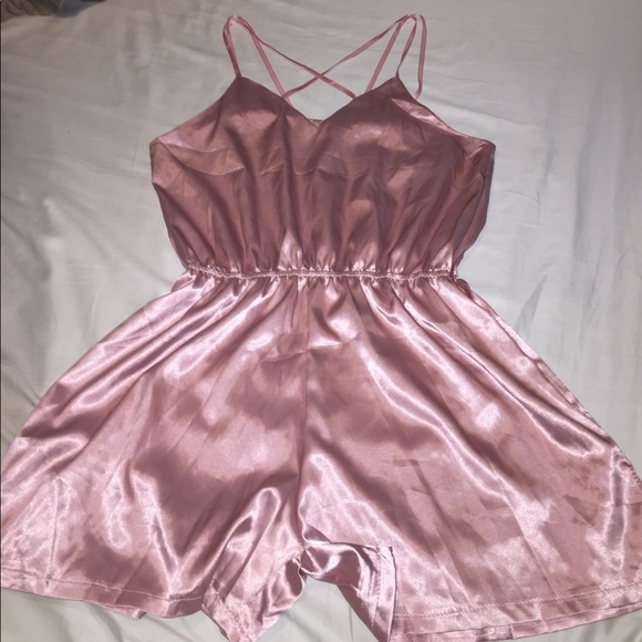 Other - Silky Pink Romper