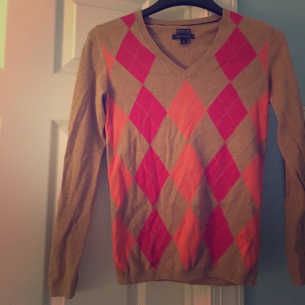 Tommy Hilfiger argyle sweater