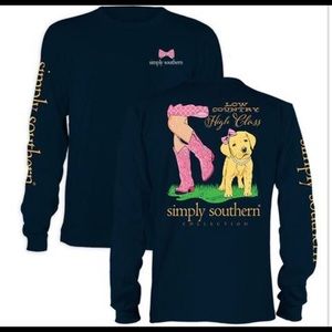 SIMPLY SOUTHERN LONG SLEEVE T-SHIRT-NWT