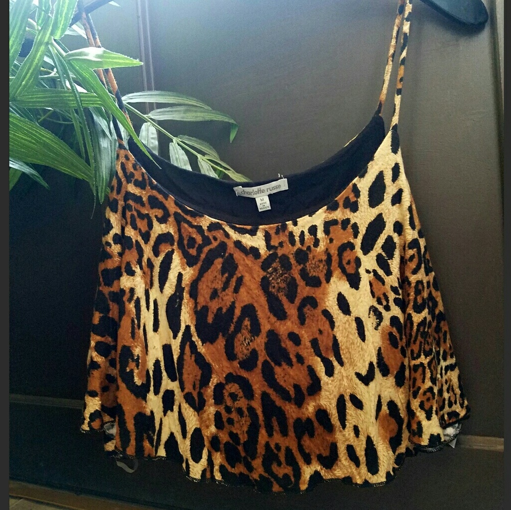 Leopard Print Crop Top
