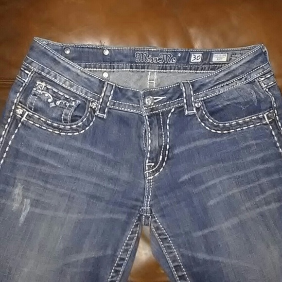 Miss Me Denim - Miss me sparkle deco jeans